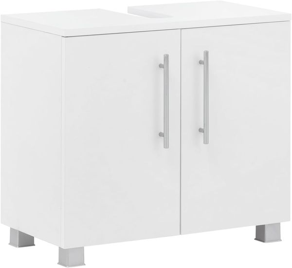 BadeDu CHER Waschbeckenunterschrank 61 cm breit, Weiß