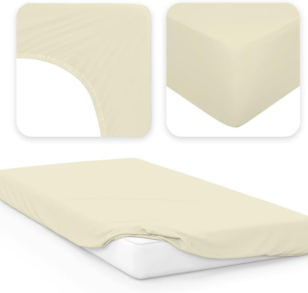 Jacobson Spannbettlaken BIO, Jersey Spannbetttuch, Bettlaken 160 g/m², 100% BIO-Baumwolle, Gummizug: rundum, GOTS zertifiziert Bild 3