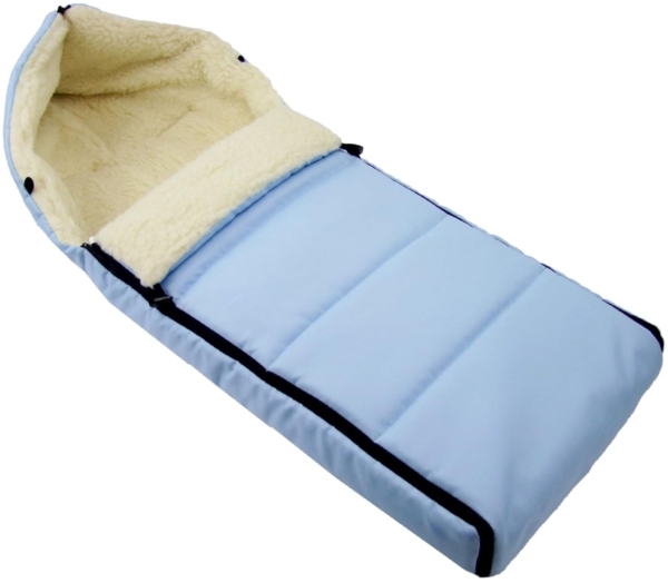 BambiniWelt by Rafael K. Fußsack Winterfußsack Babyfußsack Fußsack Kinderwagen Wolle 108cm LINIERT, universal