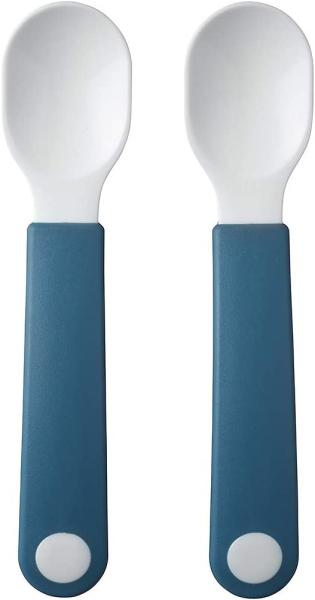 Mepal MIO Lernlöffel deep blue 2er Set - A