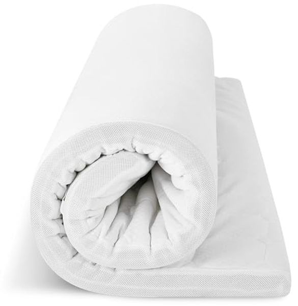 EGO HOME Matratzen Topper 160x200, 7 Zonen Matratzentopper mit Memory-Schaum, Öko-TEX Zertifiziert, 160x200 cm Matratzenauflage für Boxspringbett Matratzen Schlafsofa