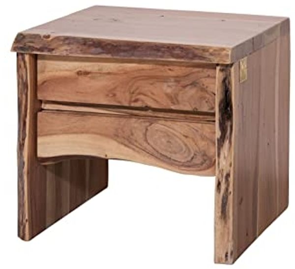 Nachttisch Akazie 45x40x45 natur lackiert PURE ACACIA #311
