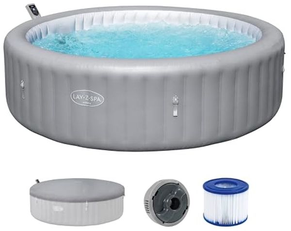 Bestway Whirlpool Outdoor für 8 Personen Lay-Z-Spa Hawaii AirJet Wifi Ø 236x71 cm