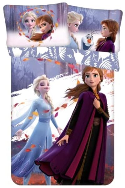 Disney Frozen 2 Anna Elsa Olaf Baby Bettwäsche 40x60 cm + 100x135 cm