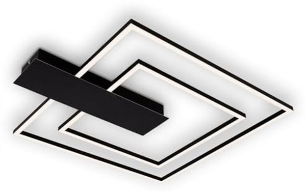Briloner Leuchten Deckenleuchte Deckenleuchte NICO DUO, Deckenlampe dimmbar 25W 3000lm 3000K 57x48x4cm