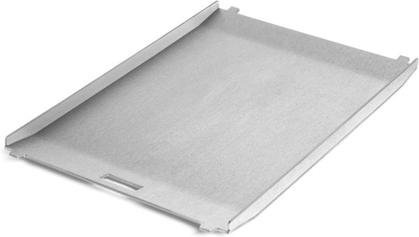 BURNHARD® Plancha Grillplatte Edelstahl für Gasgrill JONES, 3mm Materialstärke, Pfannenfunktion, spülmaschinengeeignet, ideal für Fisch, Burger, Eier & Beilagen - 18,9 cm x 29,2 cm x 1,5 cm - Multi-Color - #945097