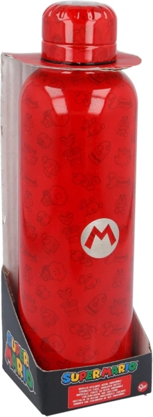 Super Mario Isolierte Edelstahl Trinkflasche Thermotrinkflasche 515 ml