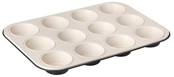 Zenker 12er-Muffinform 38,5cm je Ø 7 cm CREME NOIR, Muffinbackform 7820