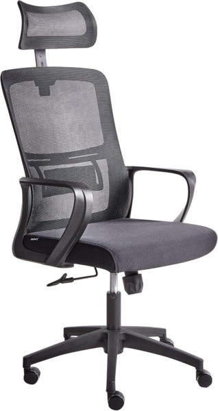 Bürostuhl MONARCH Stoff Schwarz