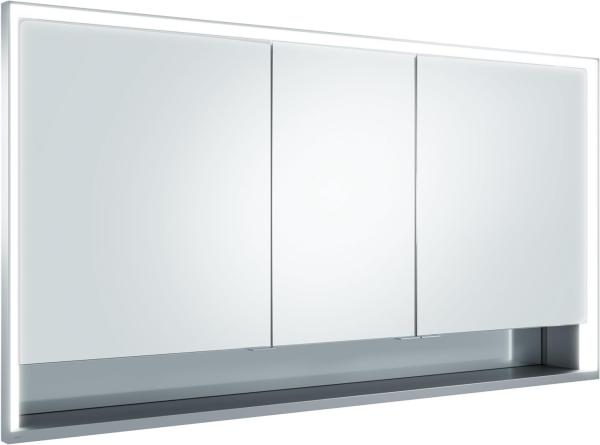 Keuco Royal Lumos Spiegelschrank 14316, 3 Drehtüren, Wandeinbau, 1400mm - 14316171301