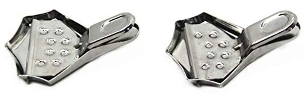 METALTEX Zitronenpressen 2er SET aus INOX / Zitruspresse / Presse