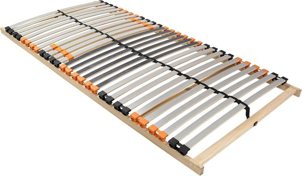 Mister Sandman Lattenrost 100x200 cm ErgoActive 7 Zonen einstellbare Härte Stabiler Lattenrahmen leise ergonomisch atmungsaktiv selbst zusammenbaubar Federholzrahmen kompatibel mit Allen Matratzen