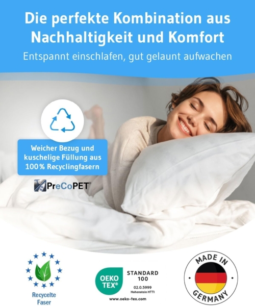 VERDA Kopfkissen Neu 60 x 60 cm Bild 2