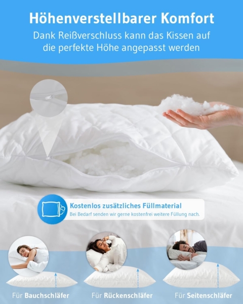 VERDA Kopfkissen Neu 60 x 60 cm Bild 4