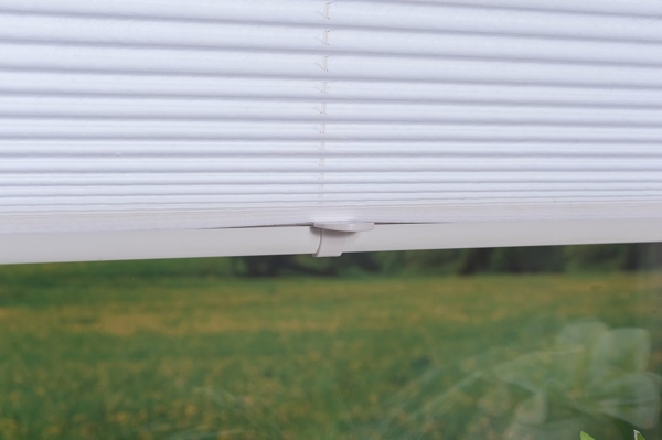 K-home Klemmfix-Plissee Weiß 50x130 cm (B x L) Lichtschutz +++ Moderne Crushed Optik +++ Bild 7