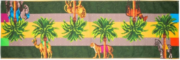Excelsa Le Cirque du Marrakech Tischläufer, 60 % Baumwolle, 40 % Polyester, 45x140 cm, Mehrfarbig Bild 2