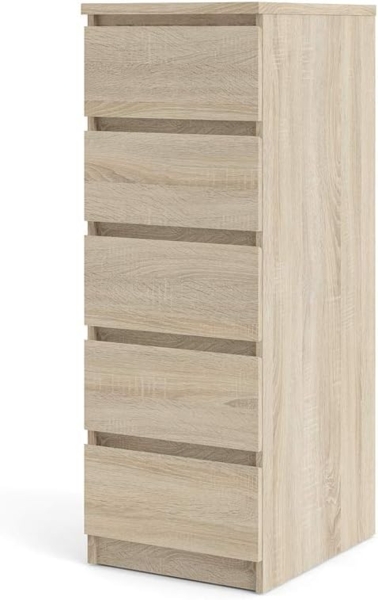 ebuy24 Kommode Noulan Kommode 5 Schubladen, Eichen Dekor.