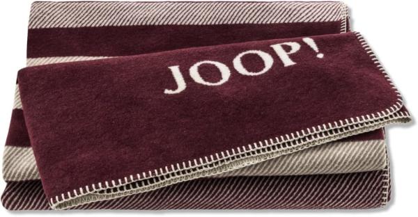 JOOP Wohndecke Shutter|150x200 cm| rouge