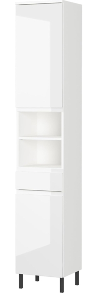 GERMANIA Hochschrank Scantic Breite 34 cm, Badezimmerschrank, 2 Türen, 1 Schubkasten, 2 Fächer