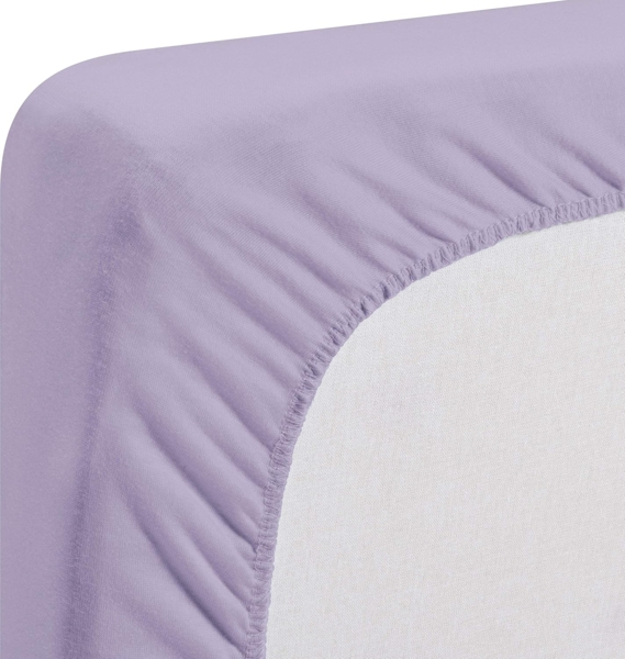 Playshoes Jersey-Spannbettlaken 70x140 cm flieder Bild 2
