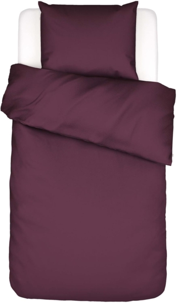 Essenza Minte Burgundy Bettwäsche 155x220 cm + 80x80 cm