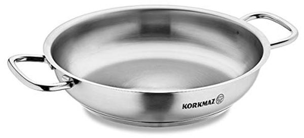 Korkmaz Proline Paella Bratpfanne ø32 cm - 18/10-Edelstahl - 4,3L