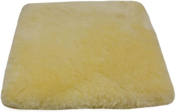 Reissner Lammfelle Sitzkissen Echtes Merino Lammfell mit Schaumstoffeinlage