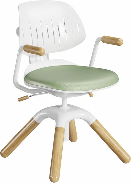 HOKO Kinderstuhl Höhenverstellbarer, mitwachsender Kinder Stuhl (Ergo Study Kid Kinder Schreibtisch Stuhl, Sitz und Rücken separat verstellbar. Ergonomisches Sitzen für Kinder, 1 St)