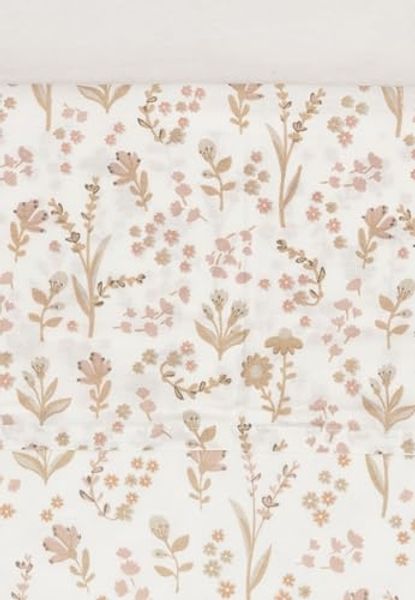 Jollein Bloomy Laken Babybett - 120 x 150 cm Braun Bild 2