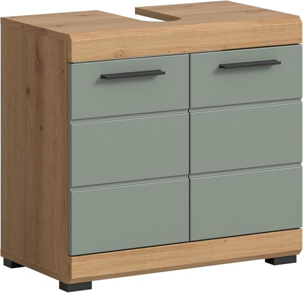 furnling Waschbeckenunterschrank Scott 2 Türen, Unterschrank, Badkommode, Badschrank, Breite 60 cm