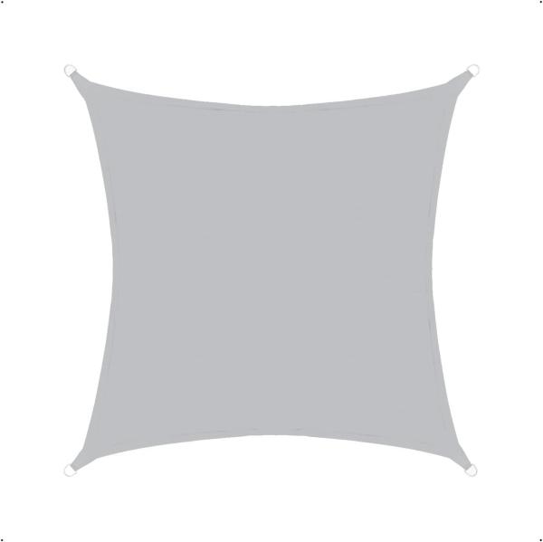 anndora Sonnensegel Tarp 3 x 3 Meter quadratischer Sonnenschutz, luftdurchlässiger Stoff