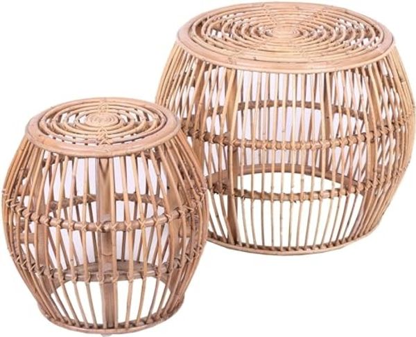Urban Living Gartentisch, Rattan, BEIGE, normal