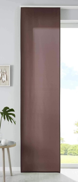 Gardinenbox Schiebegardine (1 St), Paneelwagen, blickdicht, Flächenvorhang Raumteiler Mikrofaser Blickdicht inkl. Paneelwagen Bes