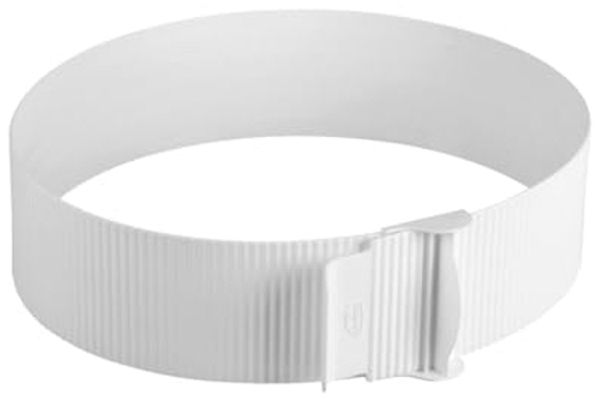 Dr. Oetker Kitchen Tools Classic Tortenring, Torten Ring, Kuchenform, Kunststoff PP, Weiß, 15-30 cm, 1653