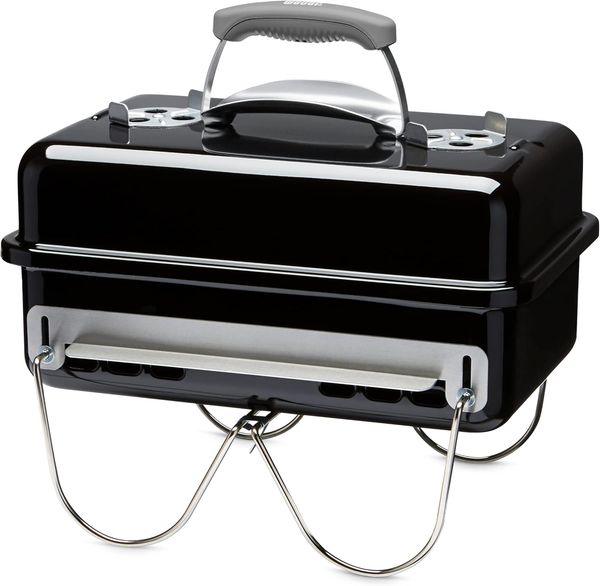 Weber 'Go Anywhere' Holzkohlegrill, Schwarz, 42 x 26 cm