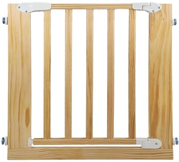 Absperrgitter Treppenschutzgitter Echtholz für 75-85cm Durchgang 77cm Hoch