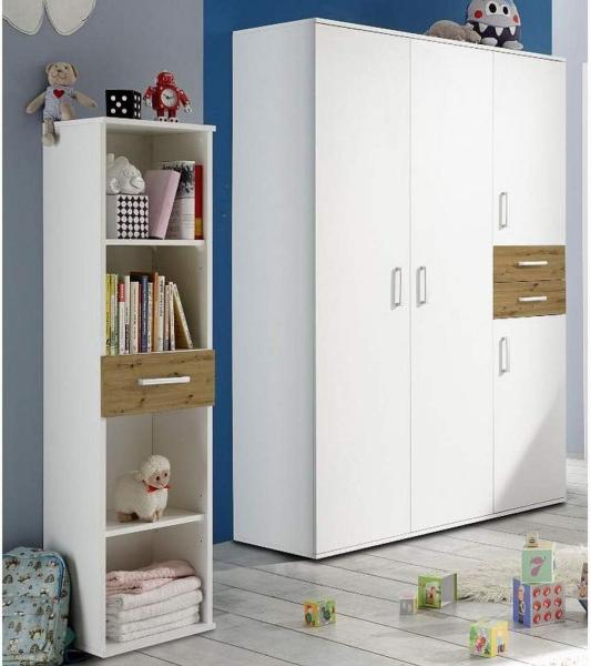 Storado 'Sienna' 7-tlg. Babyzimmer-Set weiß matt/asteiche Bild 4