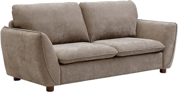 Vente-unique - Sofa 3‑Sitzer – Stoff – Taupe – MENARDIA Bild 1