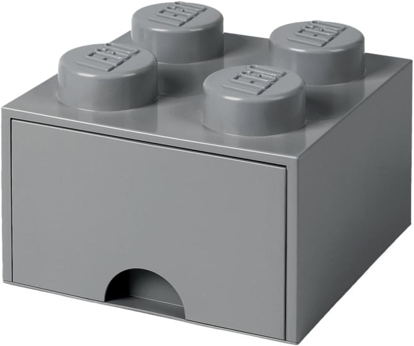 Room Copenhagen 'LEGO Storage Brick Drawer 4' Aufbewahrungsbox dunkelgrau