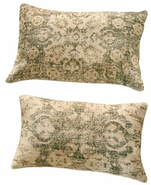 Mirabeau Kissenhülle Kissenhülle 2er Set Calperino beige/grün