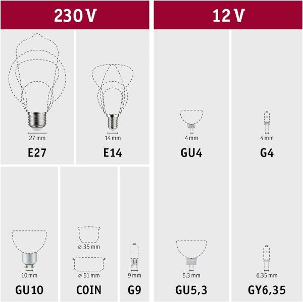 Paulmann 28715 LED Standardform 6,5W E27 Gold Goldlicht Bild 5
