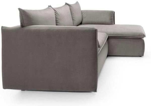 Designer Sofa Zoe Grau links