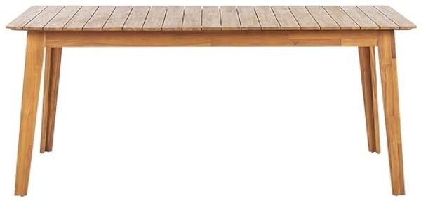 Gartentisch Holz Heller Holzfarbton FORNELLI Bild 4