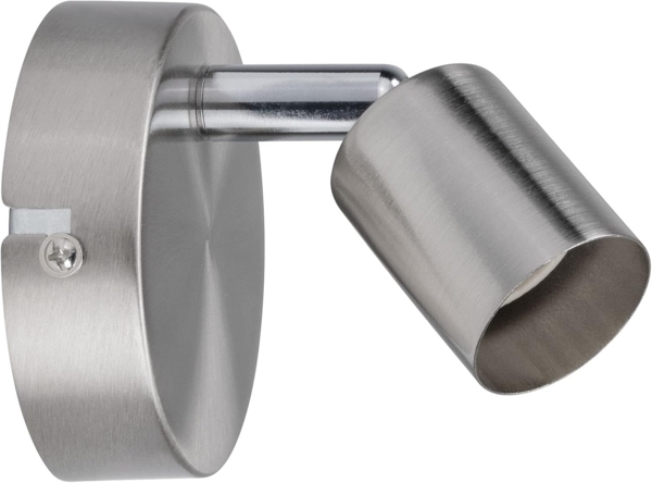 Paulmann 66743 Strahler Carolina 1-flammig max. 1x10W GU10 Nickel matt ohne Leuchtmittel