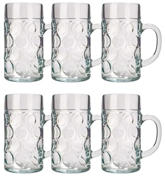 ich-zapfe Bierglas Bierglas 6er Set Biergläser ISAR 0,5 Liter