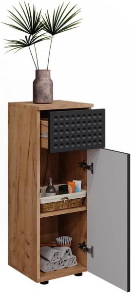 Vicco 'Irma' Midischrank, Holz, Anthrazit Gepunktet, 81 x 30 x 30 cm Bild 7