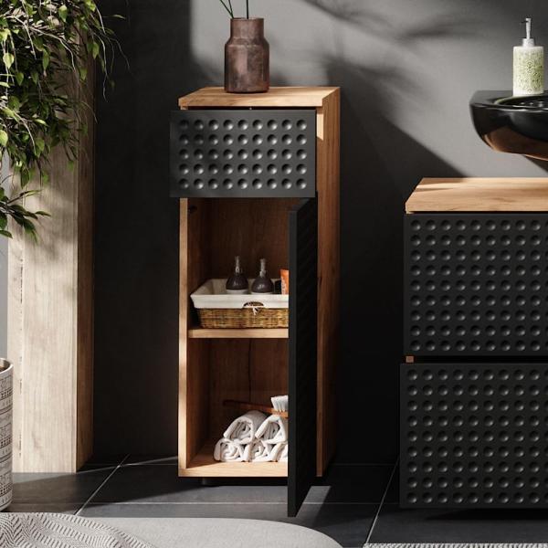 Vicco 'Irma' Midischrank, Holz, Anthrazit Gepunktet, 81 x 30 x 30 cm Bild 5