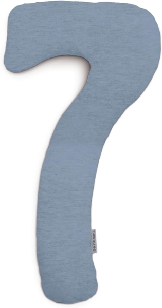 Theraline my7 Stillkissen Mikroperlen und Thera-Rhomb Melange blau-grau Bamboo