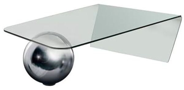 Couchtisch Glas Stahl Mundo