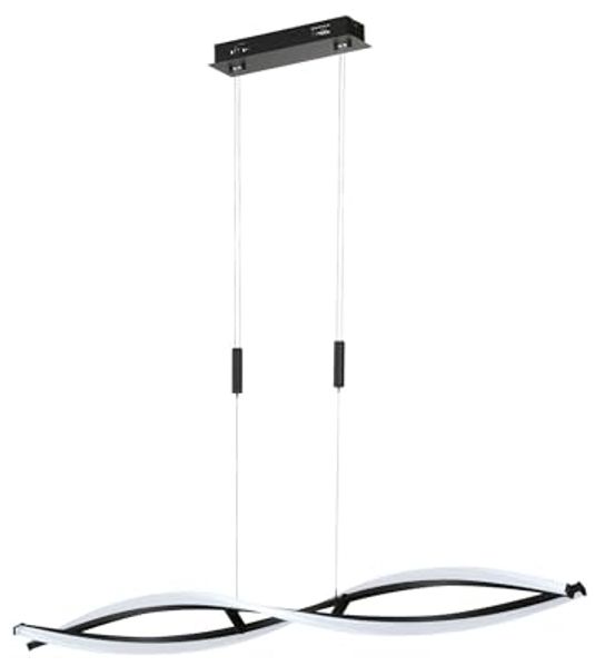 Fischer & Honsel 60978 LED Pendelleuchte Torcido sandschwarz CCT